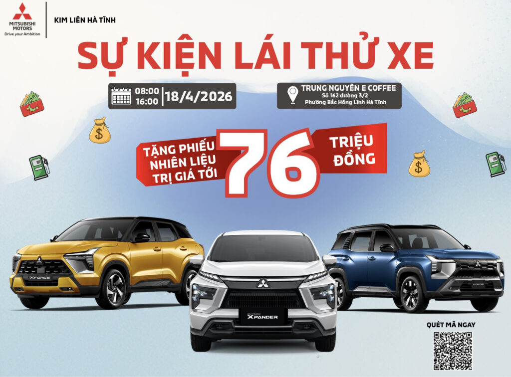 SỰ KIỆN TRƯNG BÀY & LÁI THỬ XE MITSUBISH TẠI HỒNG LĨNH