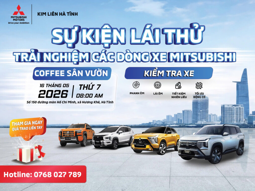 SỰ KIỆN LÁI THỬ XE MITSUBISHI TẠI HƯƠNG KHÊ